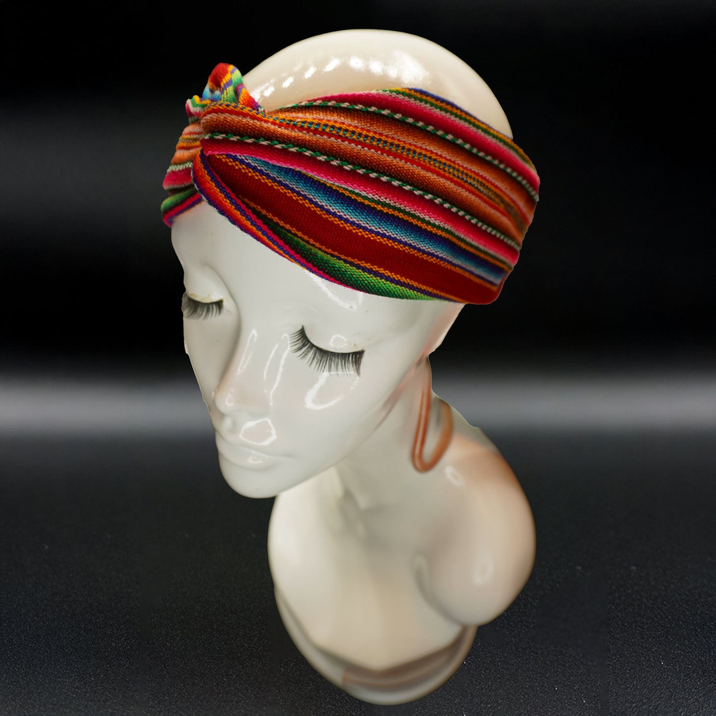 Handmade Andean Fabric Headband – Multicolor
