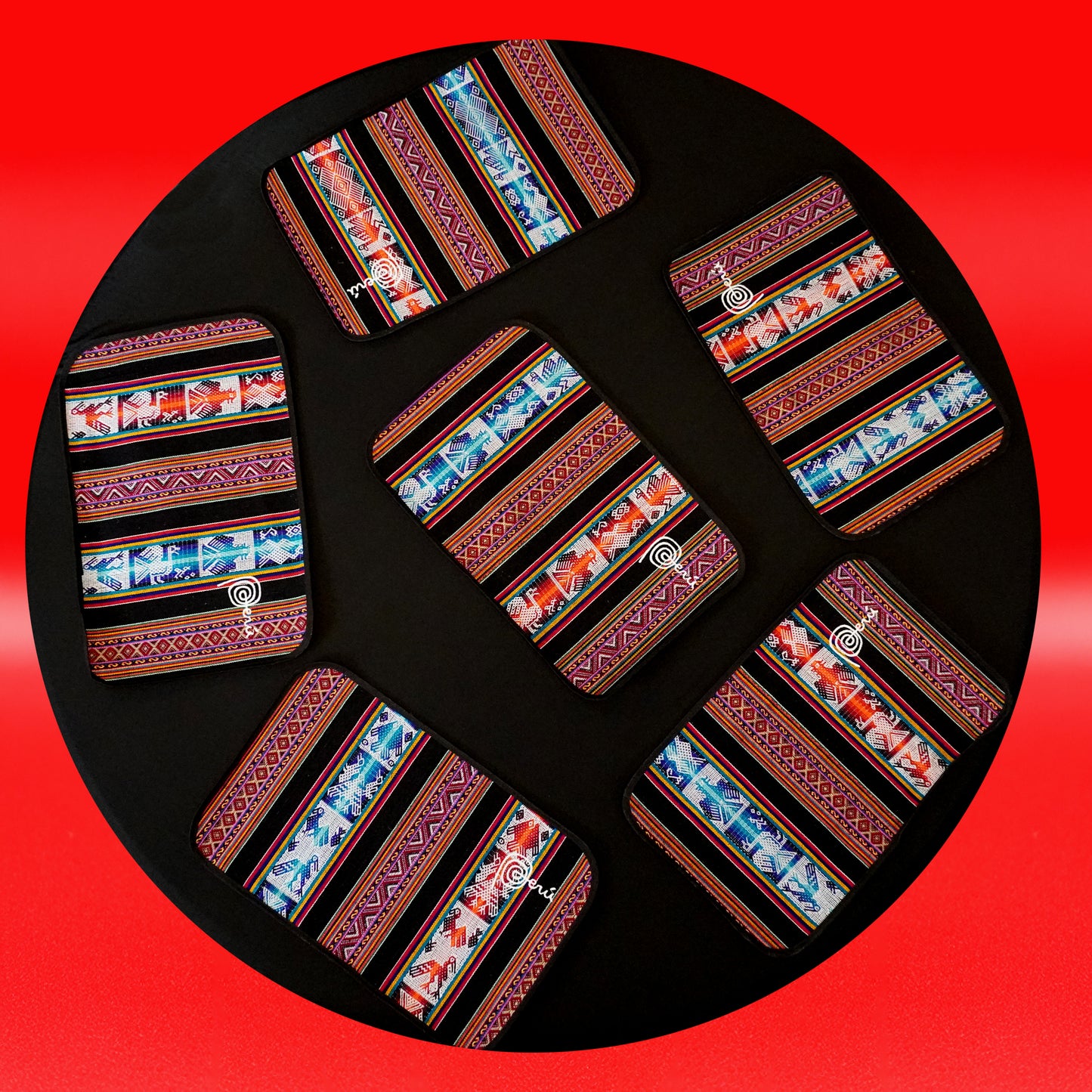 Peruvian Andean textile placemats