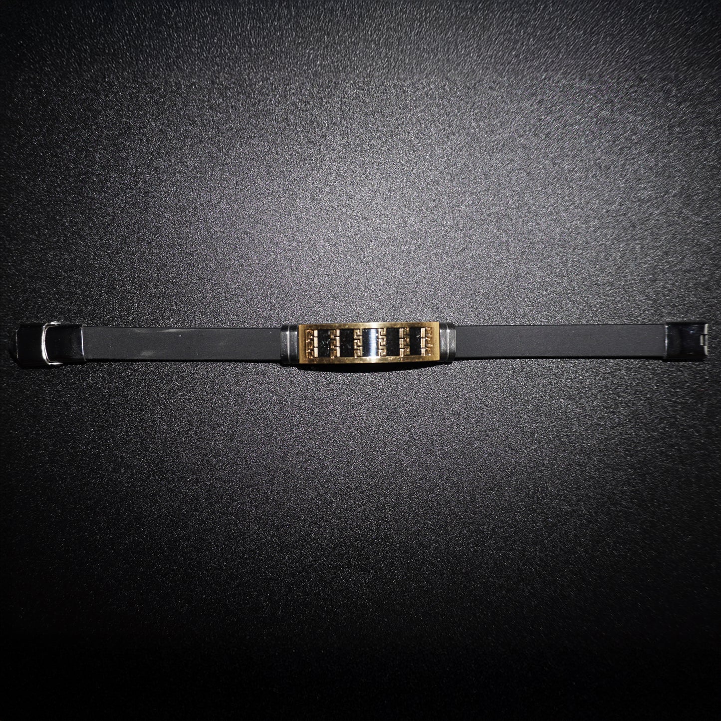 Unisex leather and steel bracelets with Andean designs