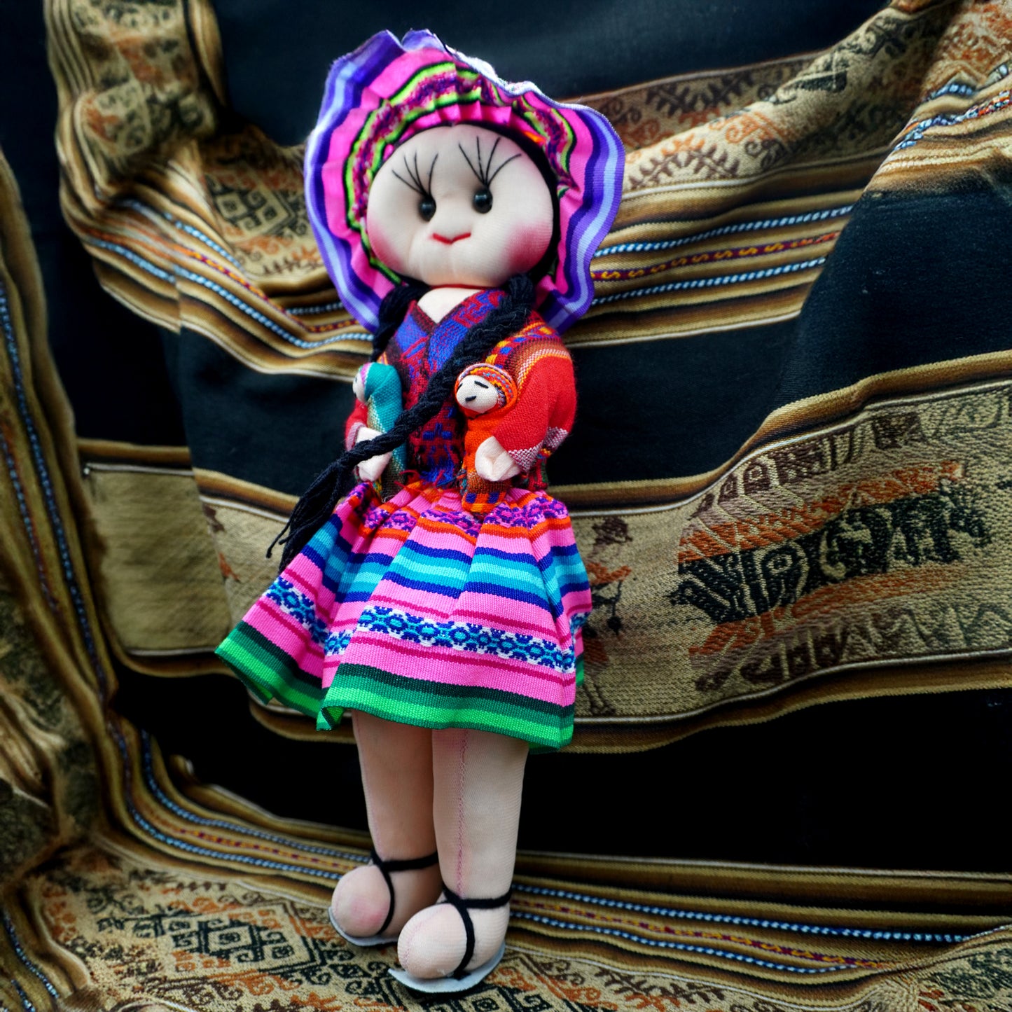 Handmade Peruvian Textile Doll (large)