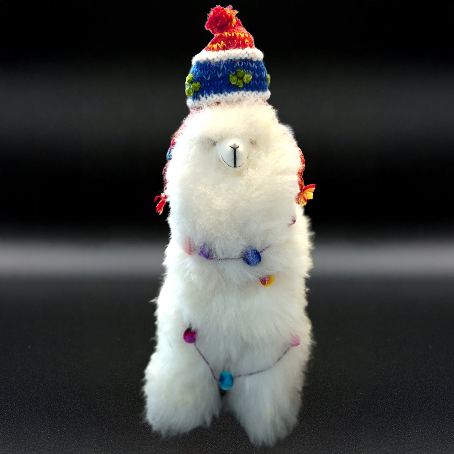 Giant Alpaca Llama Handmade | 100% Alpaca Wool | Peruvian Artisan Decor